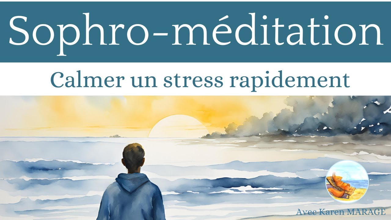 Calmer le stress ou une émotion rapidement - sophrologie - guide voix et musique