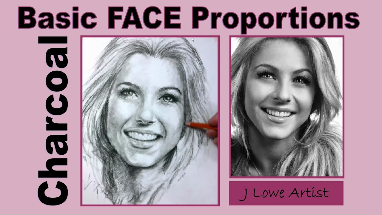HOW TO DRAW FACE BASIC PROPORTIONS FOR BEGINNERS