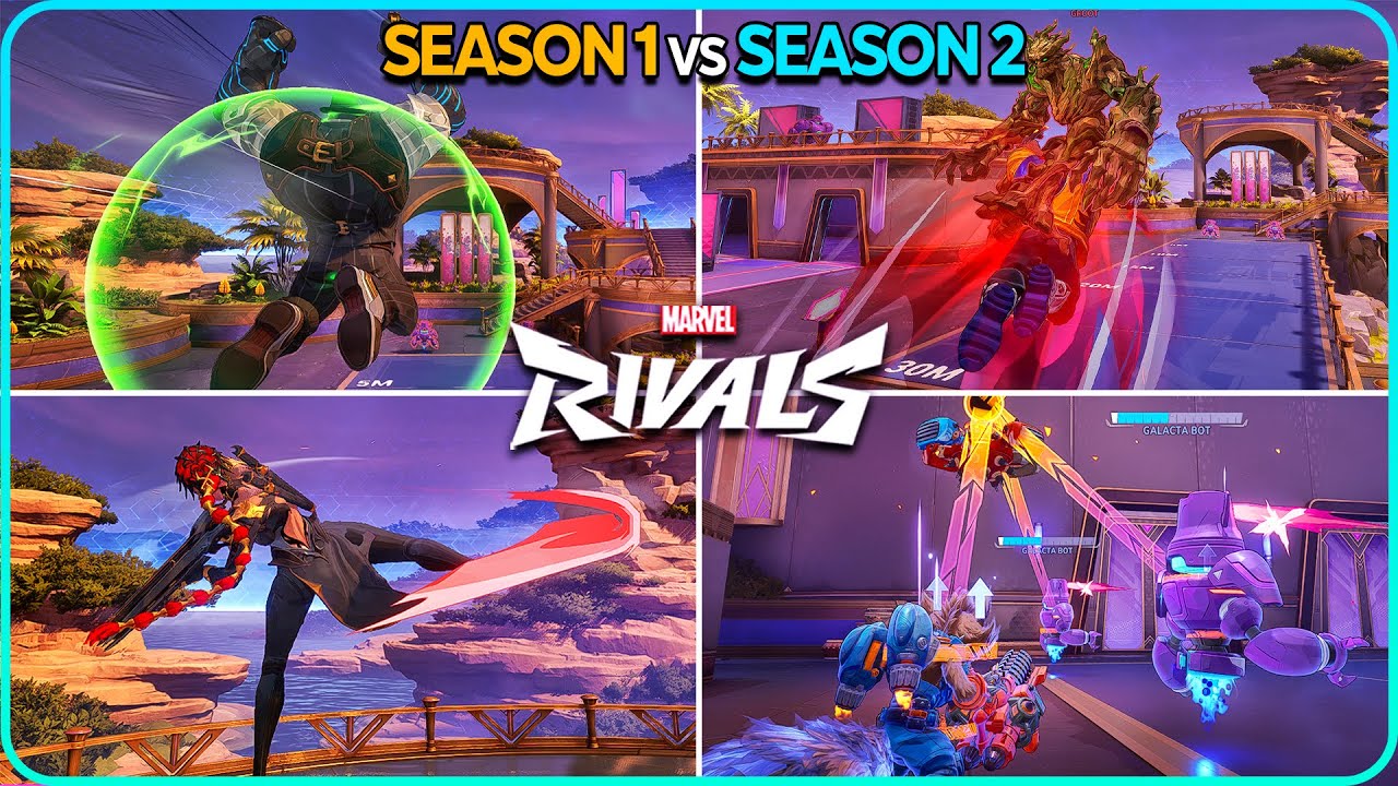 All Hero Changes Compared Season 2 vs Season 1 Marvel Rivals