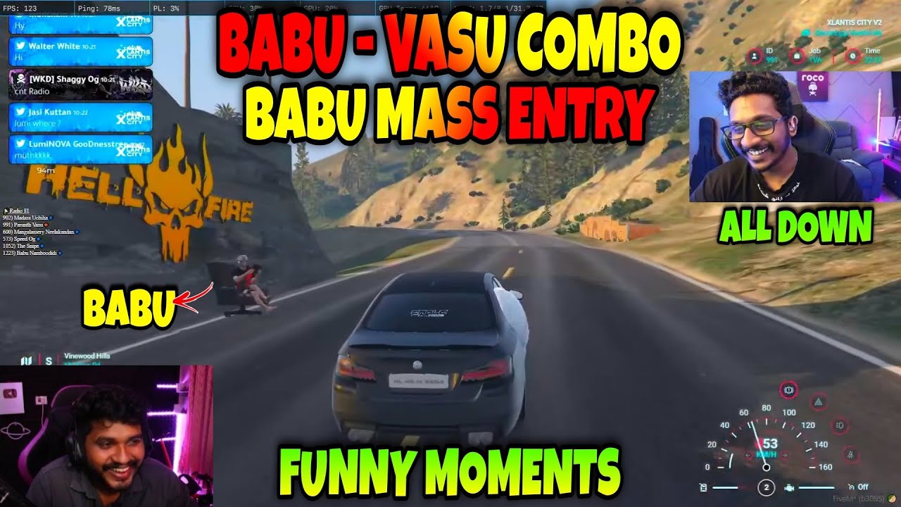 Babu ന്റെ Mass Entry 😂🔥 Vasu Babu Funniest Combo 🤣❤️ Unlimited ഊക്ക് 😅 Funniest Moments 😁💯