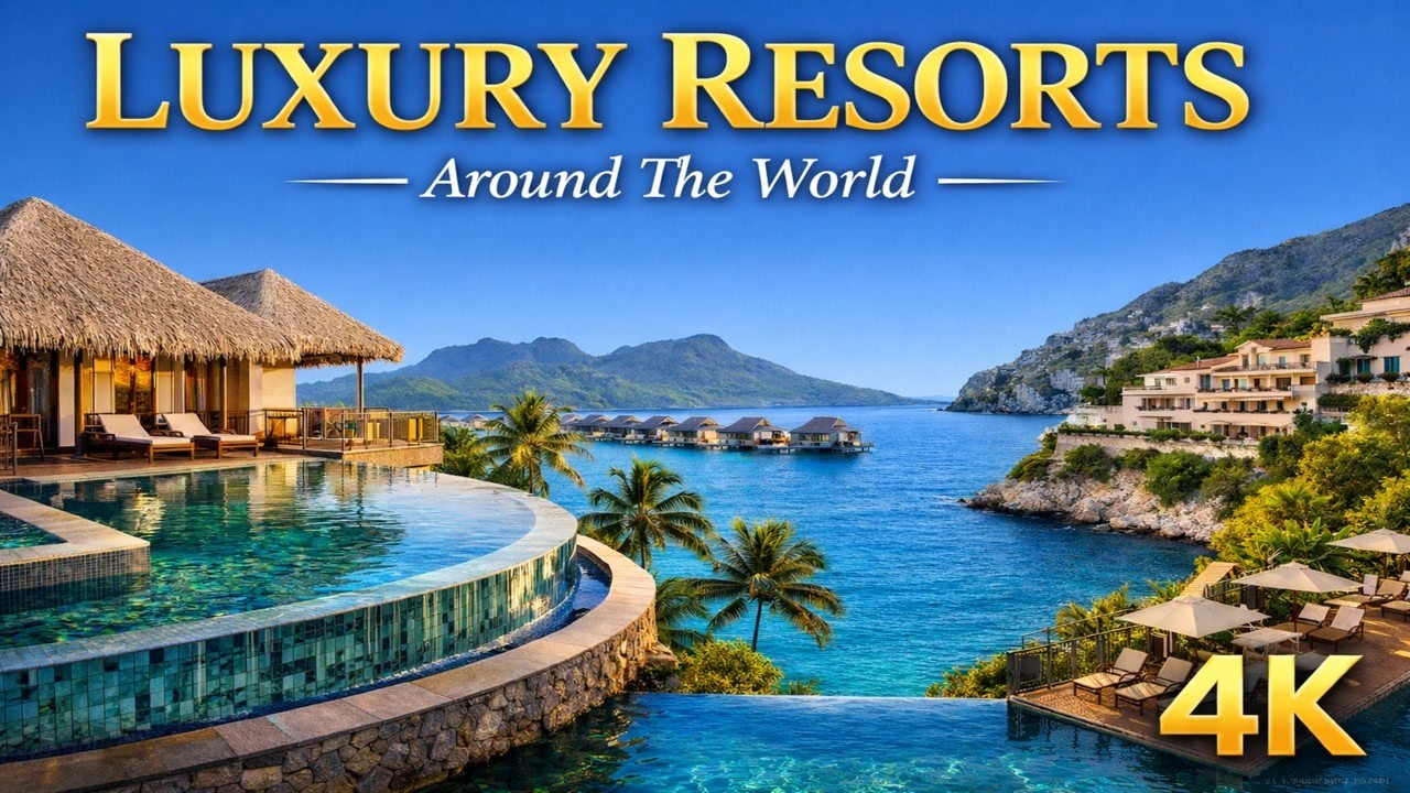 Top Luxury Resorts in the World 4K | Ultimate Tropical Paradise