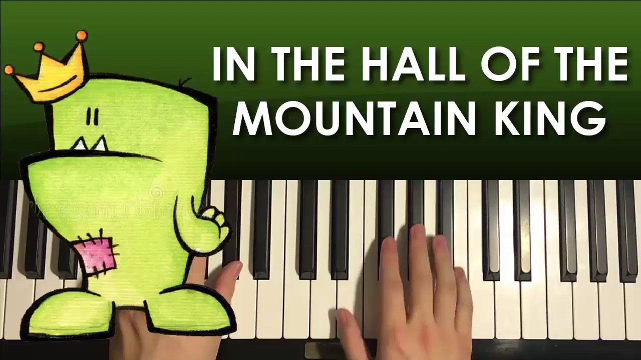 In The Hall Of The Mountain King (Piano Tutorial Lesson)