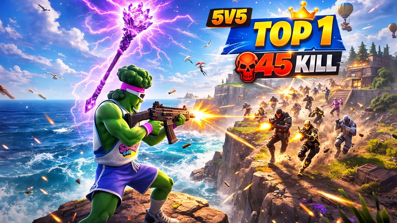 5v5 top 1 45 kill avec le bâton de la tempête