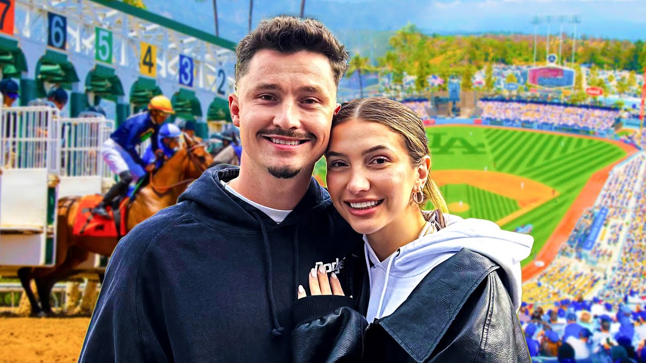 TWO DATES IN ONE DAY (Horse Racing & Dodgers Game)