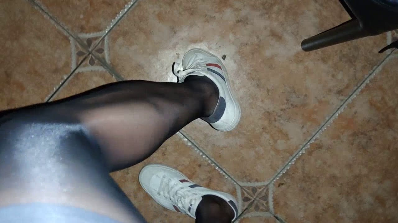 Bruce In Sexy Black Pantyhose