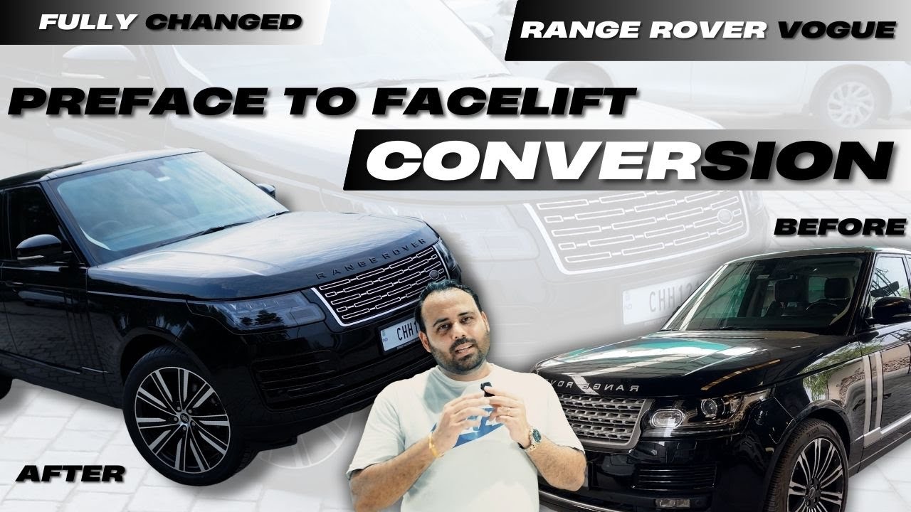 Range Rover Vogue Preface to Facelift Conversion Fully Changed #rangerover #streetautomotivecustoms