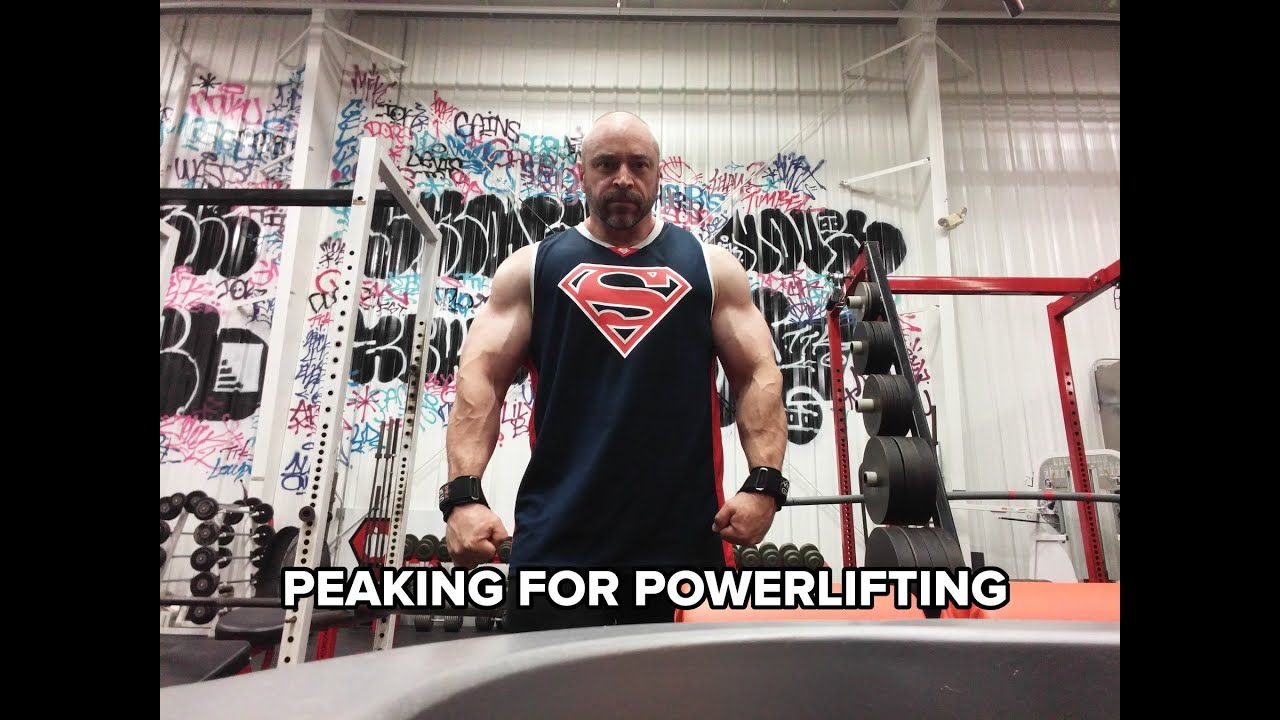 Peaking for a Powerlifting Meet: A General Overview of How it Works