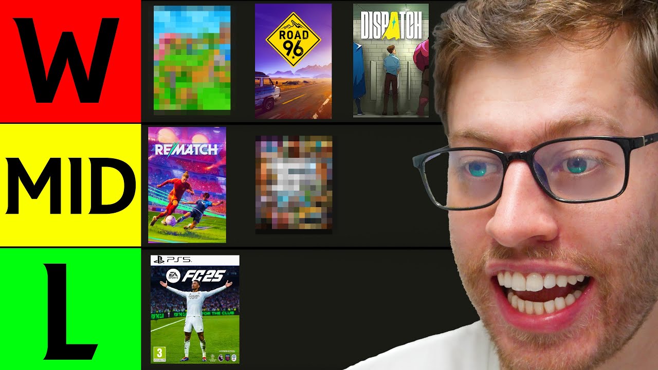 I Ranked EVERY Game That I Played In 2025... 🤔🔥