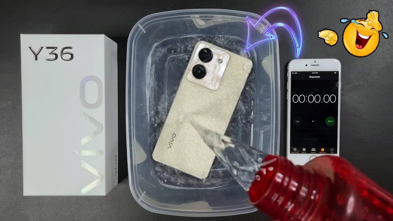 Vivo Y36 Water Test iP54 | Vivo Y36 Durability Test 💦💦💧