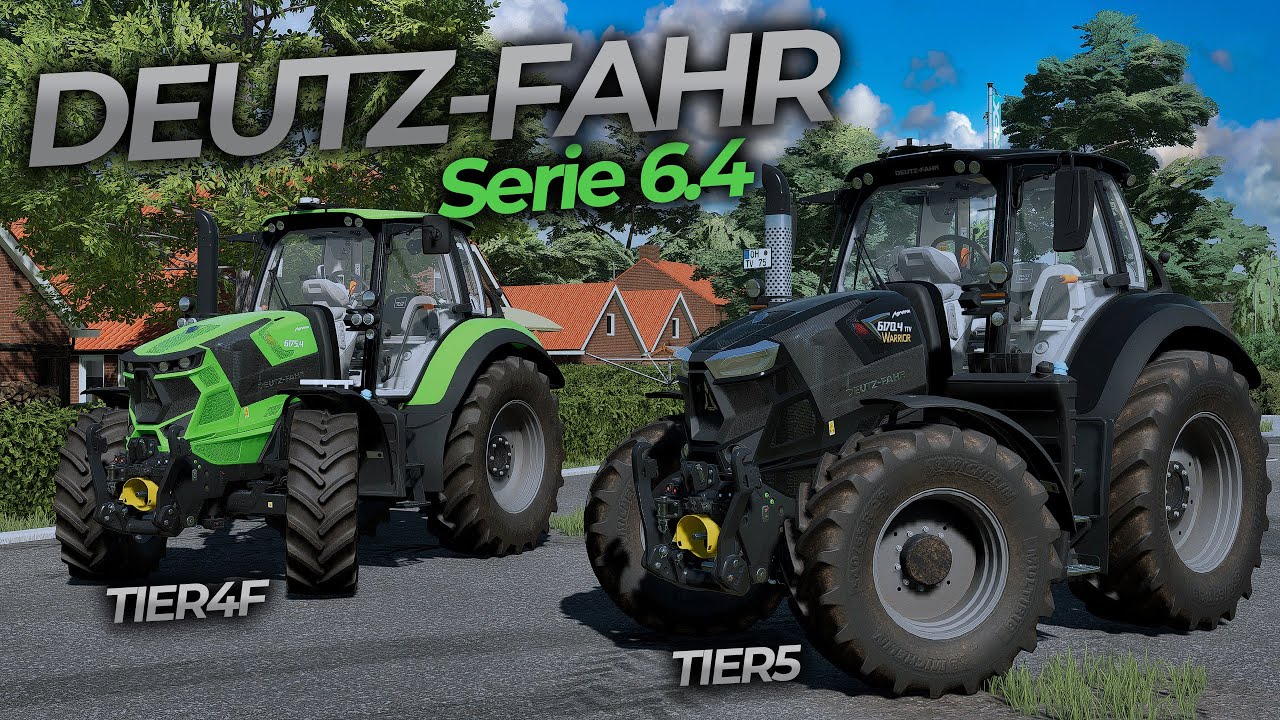 DEUTZ-FAHR Serie 6.4 Tier4F & Tier5 | LET´S TEST | LANDWIRTSCHAFTS SIMULATOR 22