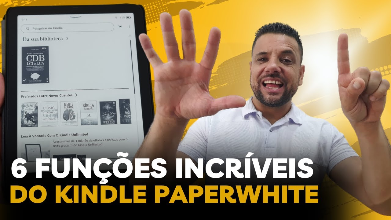 6 FUNÇÕES INCRÍVEIS Para Usar No KINDLE PAPERWHITE Signature Edition