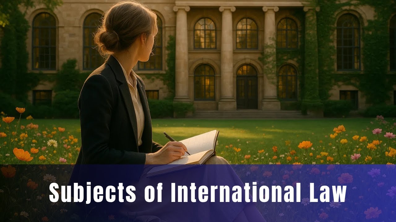 Introduction to the Subjects of International Law | IntlLaw Academy’s lectures with Professor Dina
