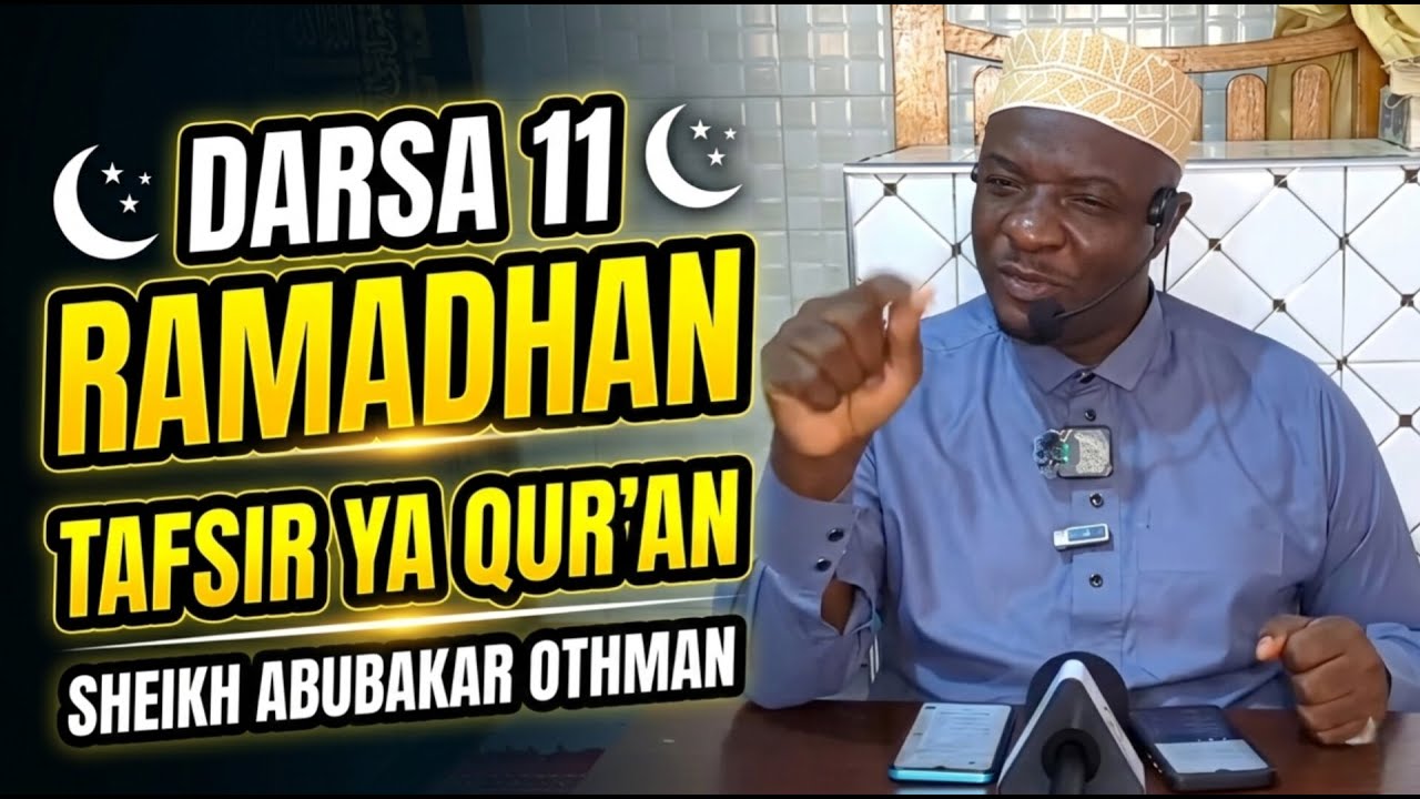 🔴LIVE DARSA LA RAMADHANI 11 SOMO TAFSIR YA QUR AN_ SHINYANGA 