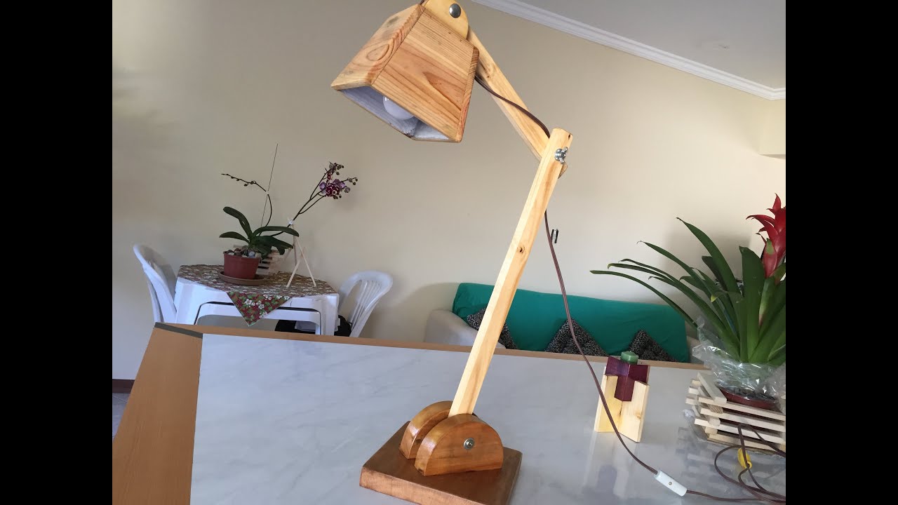 COMO FAZER LUMINÁRIA  COM  MADEIRA  RECICLADA - PALETS E CAIXA DE BACALHAU