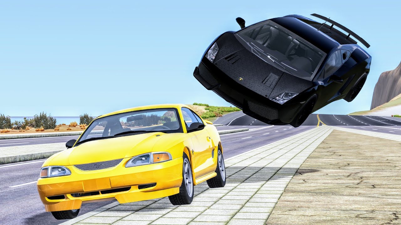 High Speed Traffic Car Crashes #108 - BeamNG Drive | CrashBoomPunk