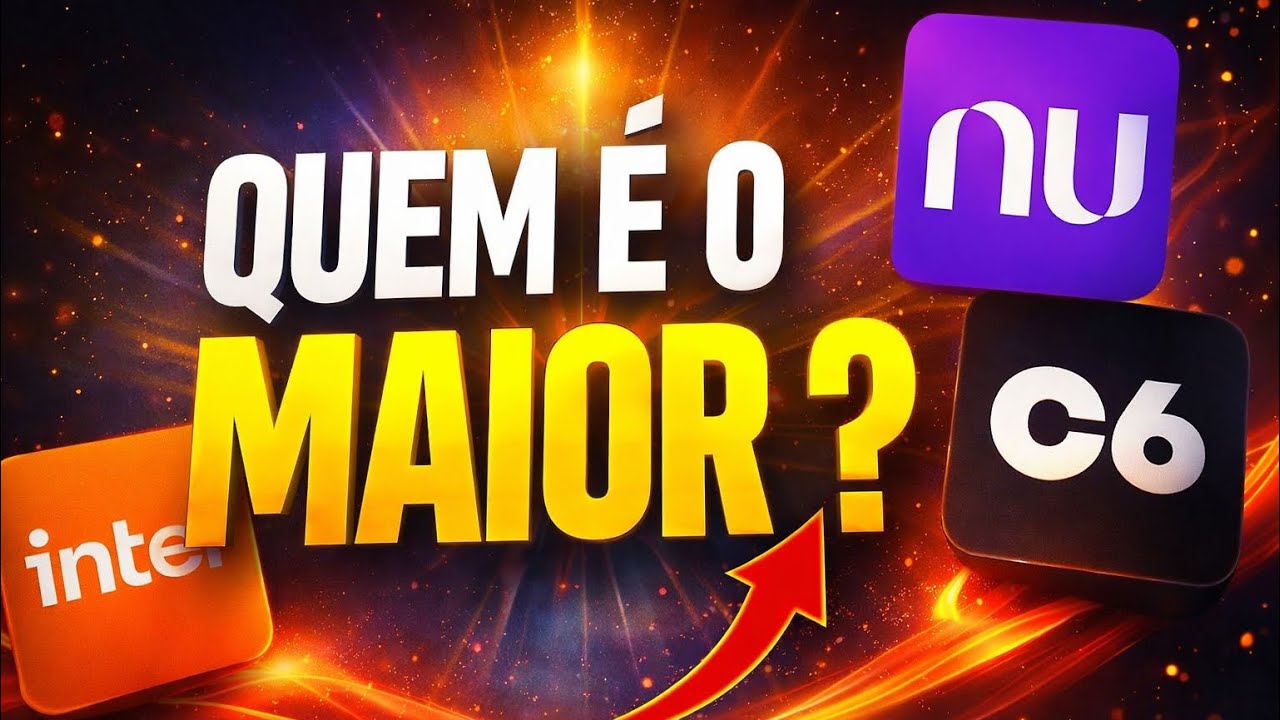 Qual é o Maior Banco Digital: NUBANK, C6 BANK, BANCO INTER? Você Vai Se Surpreender!