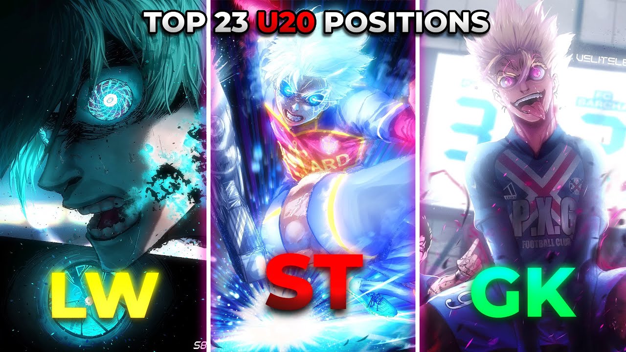 THE BEST POSITIONS OF BLUE LOCK'S TOP 23 FOR THE U20 WORLD CUP...