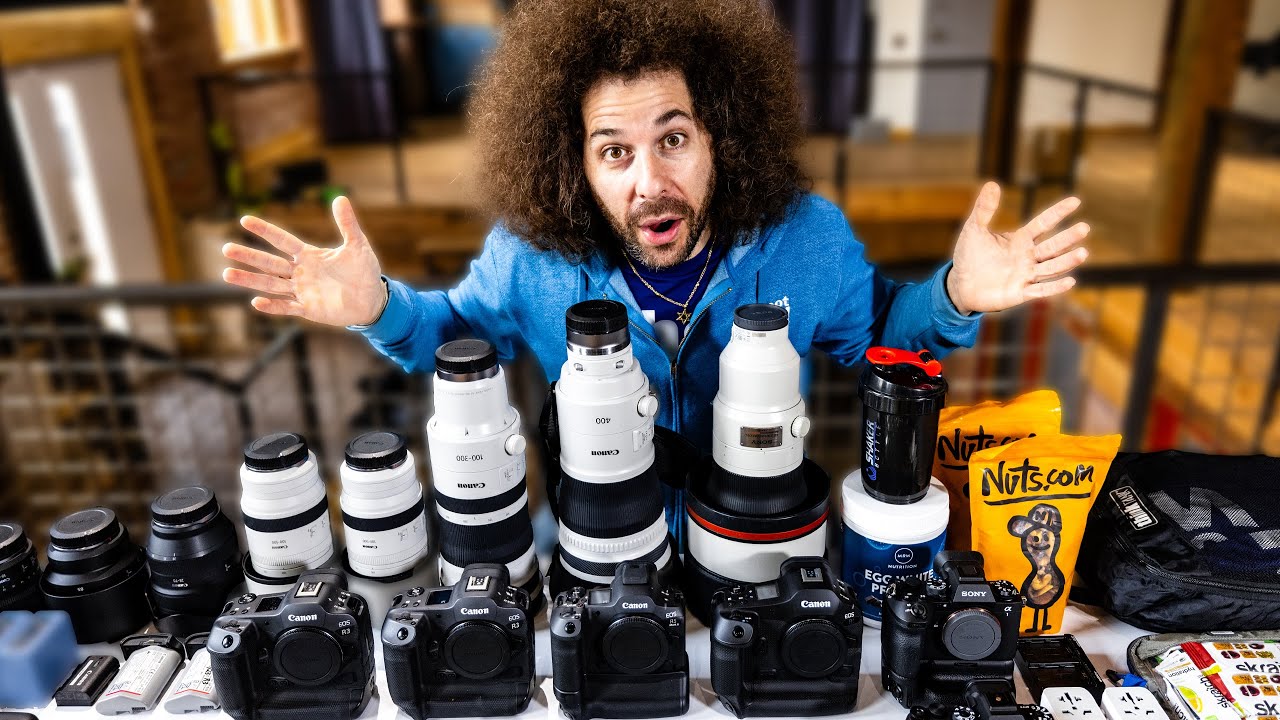 OVERKILL or PERFECT?! What’s In MY Camera Bag - African Photo Safari Edition (R1 or a1 II or…?)