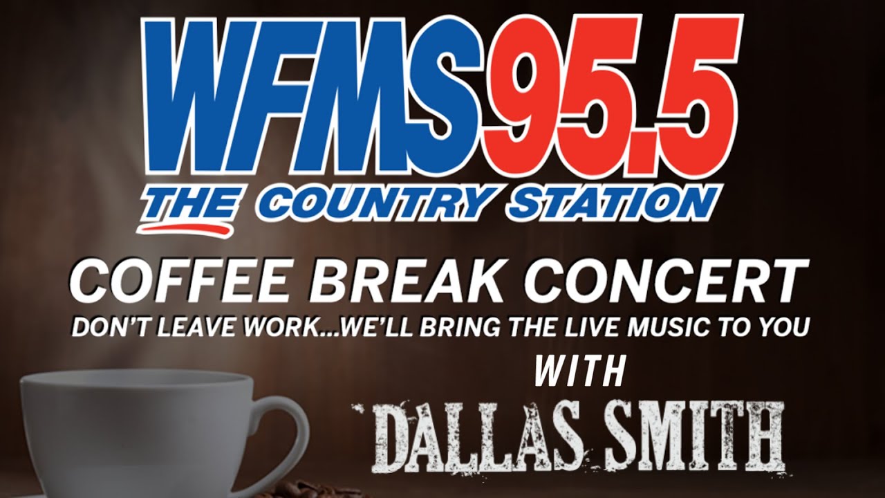95-5 WFMS Coffee Break Concert with Dallas Smith