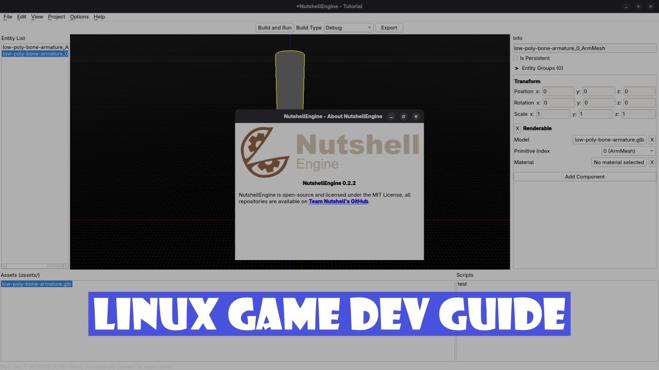 Build a 3D Game Engine on Linux Beginner Guide