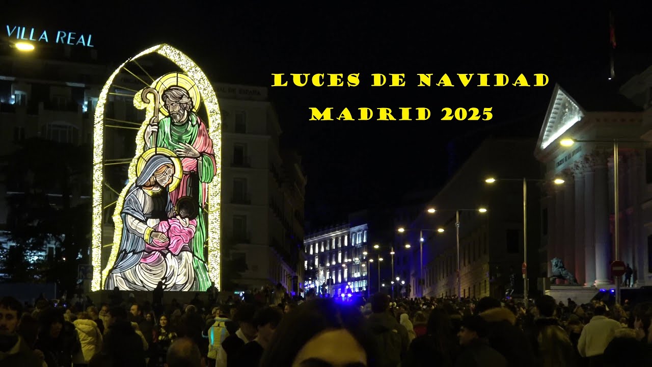 Navidad en Madrid 2025: Un paseo por la iluminación navideña de las calles de Madrid.