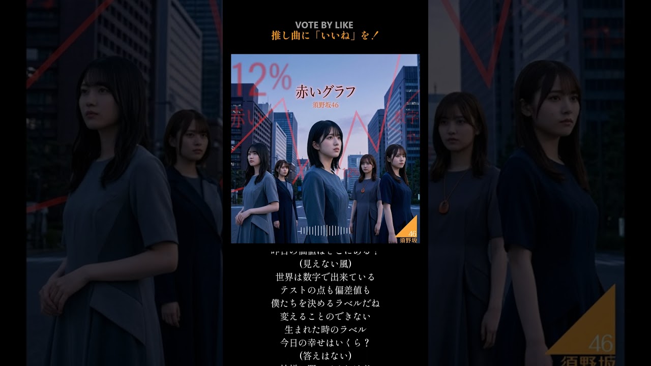 須野坂46『赤いグラフ』（TYPE B）