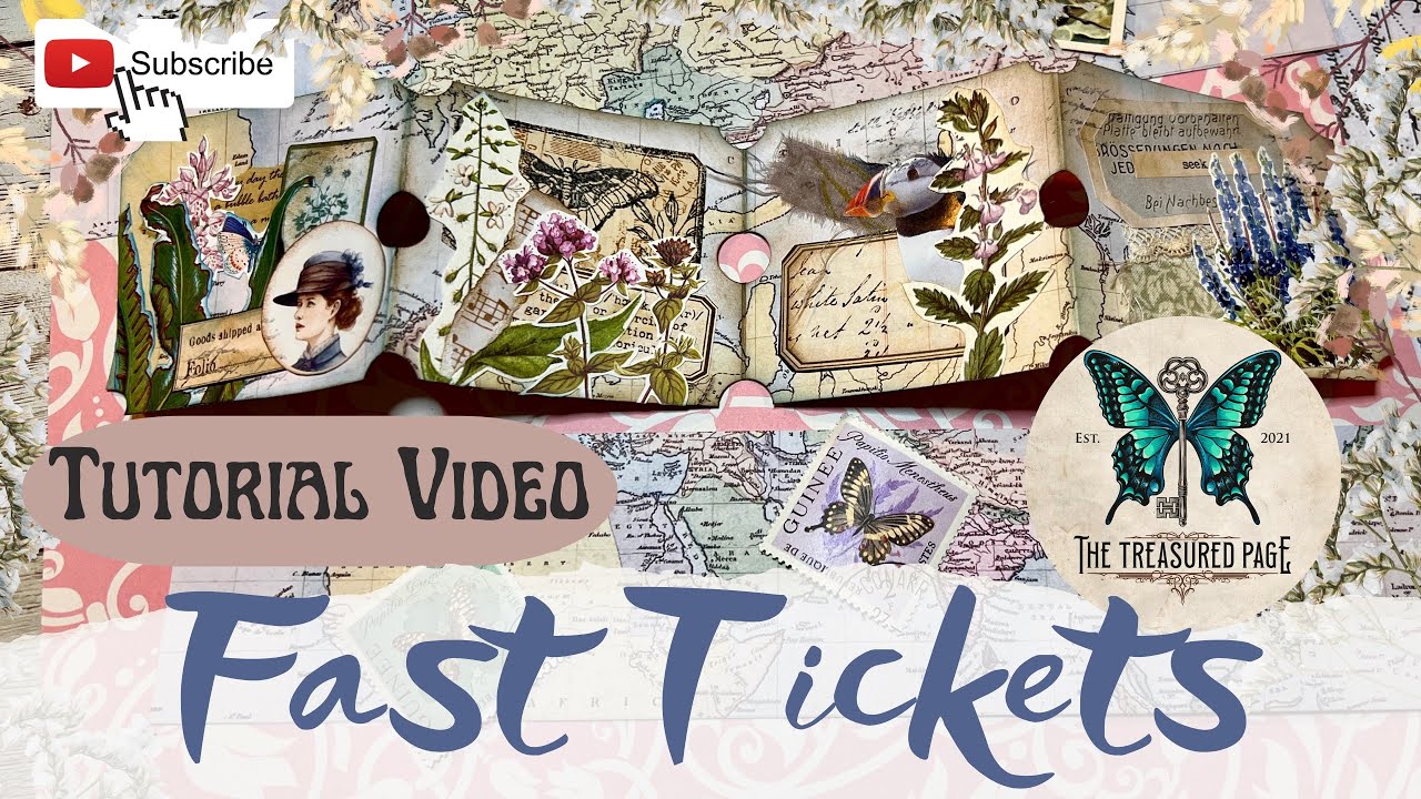 Fast Faux Tickets Junk Journal Ephemera