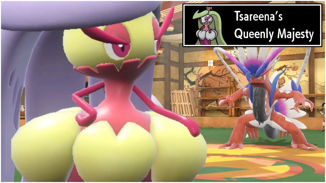 ★~EPIC TSAREENA SWEEP~★ Queenly Majesty CLUTCH! Shiny Tsareena Moveset Pokemon Scarlet and Violet