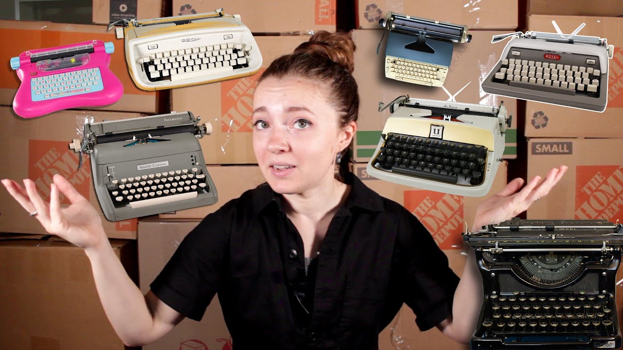 i moved with 30 TYPEWRITERS.....