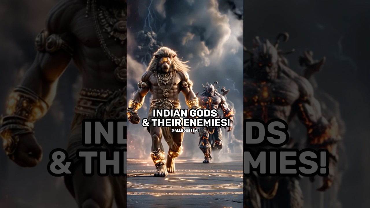 🔥 HINDU GODS & THEIR ENEMIES! ⚡🕉️ #aifusion #midjourney #hindugod