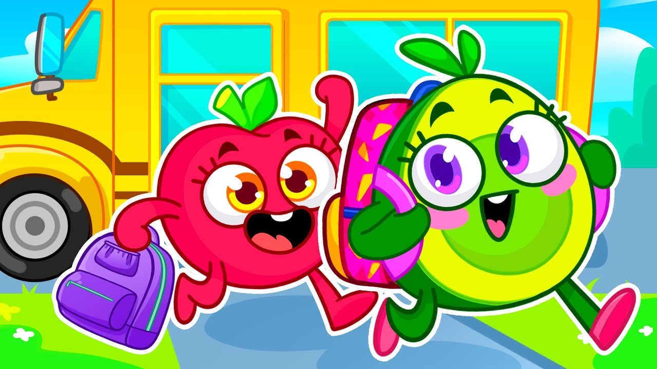 Pit and Penny School Stories with Friends 🥑 || More Funny Stories for Kids