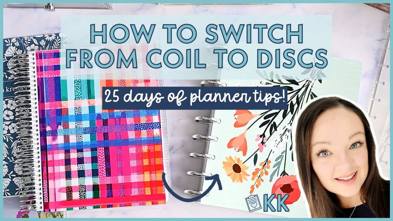 How to Switch from an Erin Condren LifePlanner to a Disc Bound System 25 Days of Planner Tips