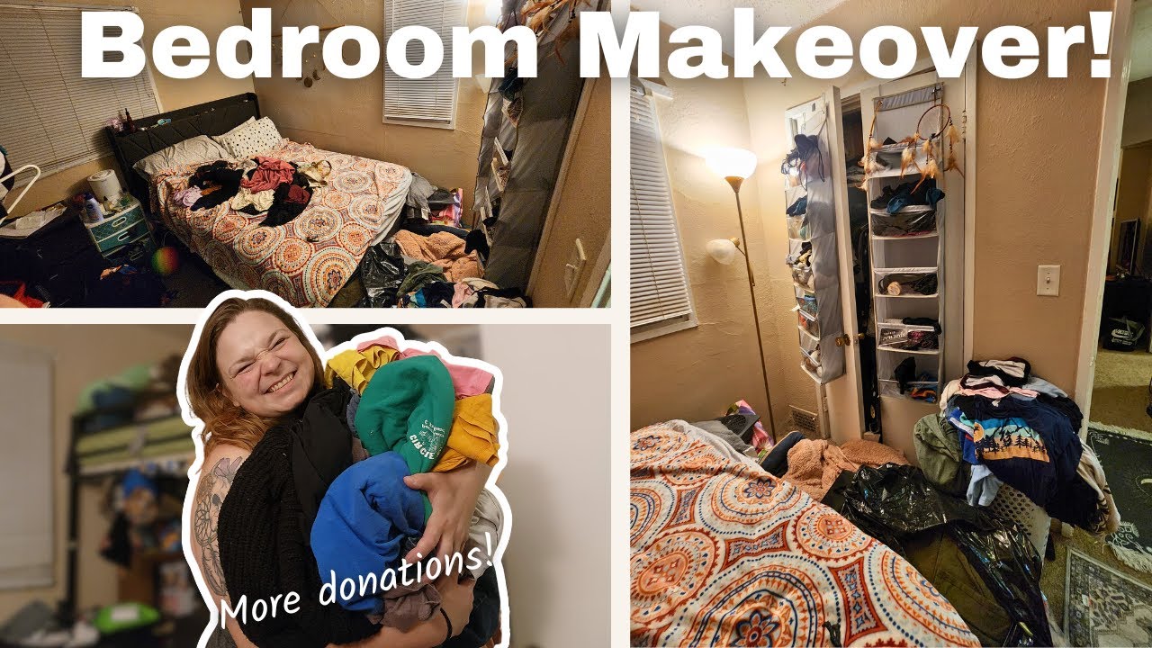 Bedroom Makeover! | MORE Closet Decluttering!