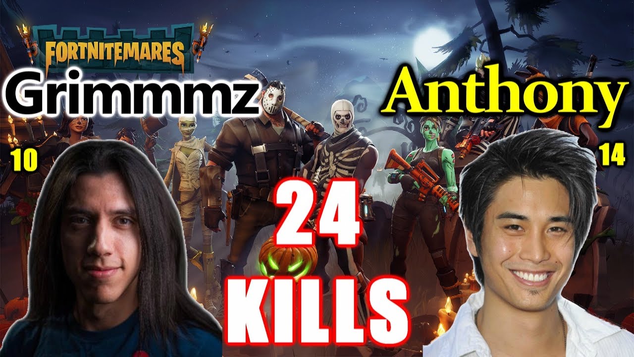 Fortnite - Anthony Kongphan & Grimmmz - 24 KILLS  #DUO