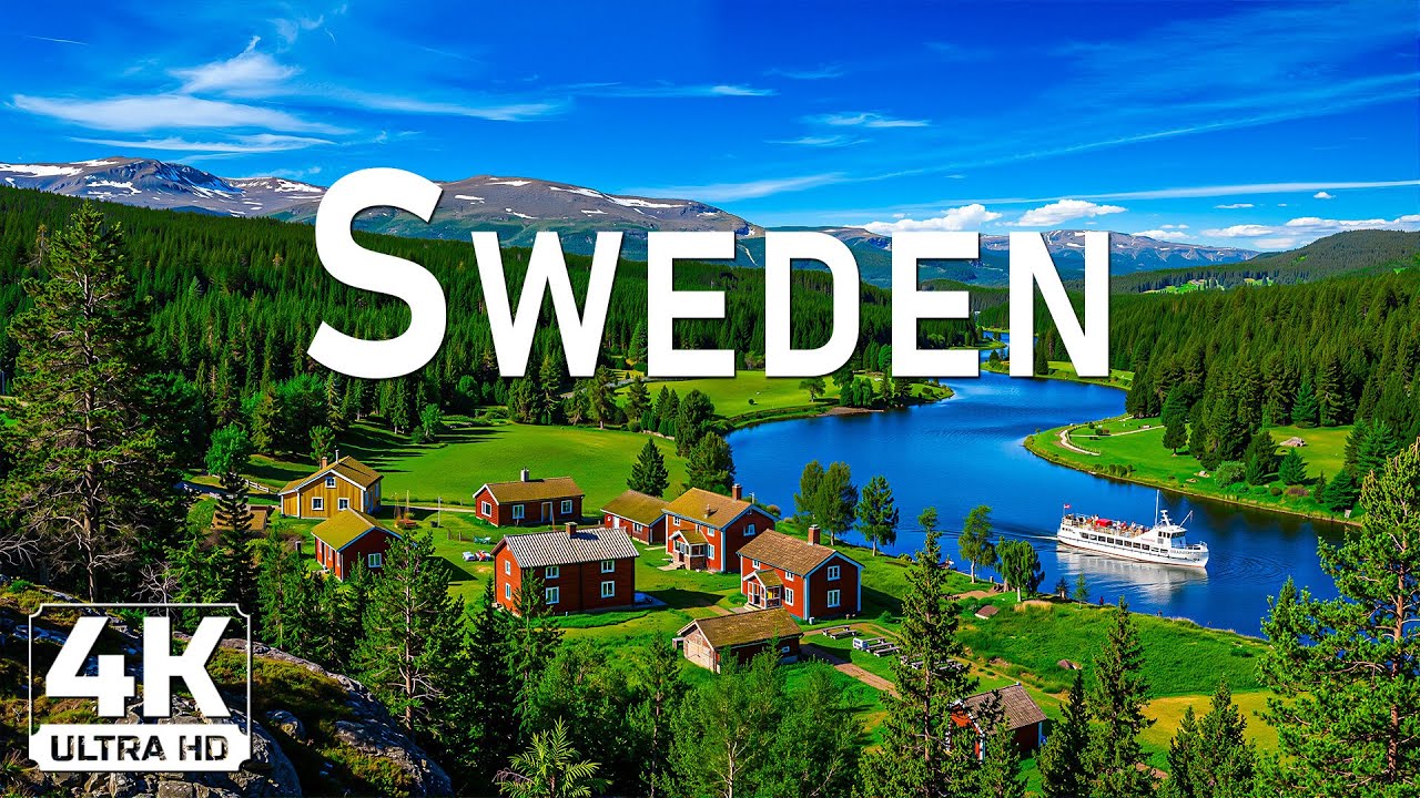 ❄️ Sweden in 4K | Nordic Forests, Serene Lakes & Peaceful Scandinavian Ambience