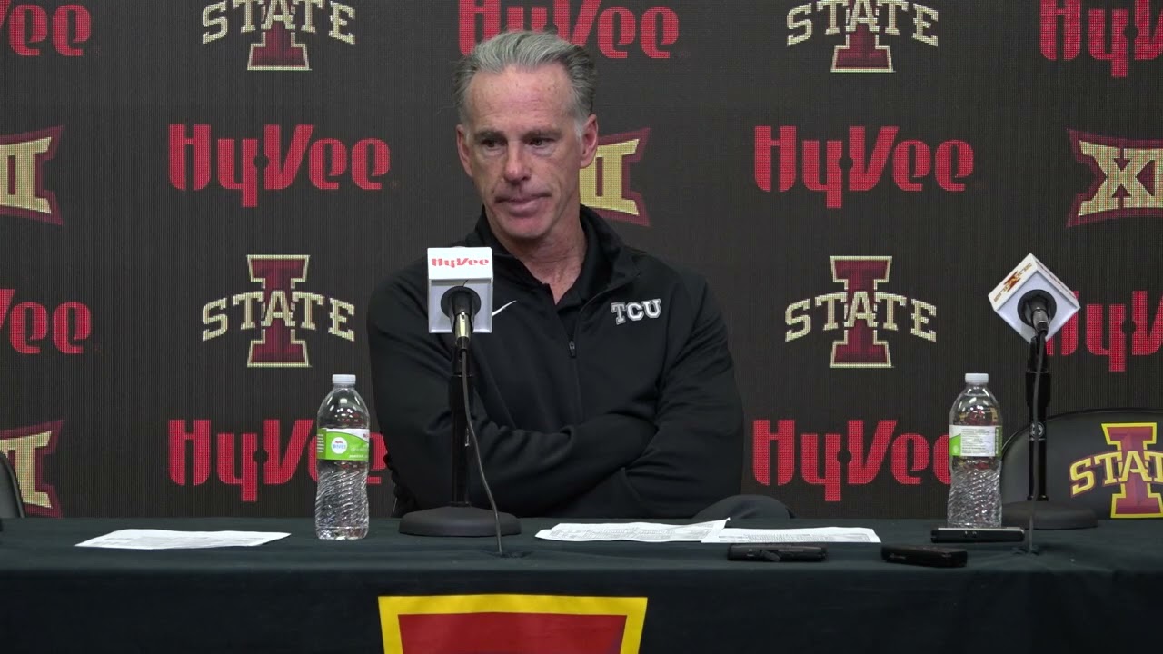 Men's Basketball Postgame Press Conference at Iowa State