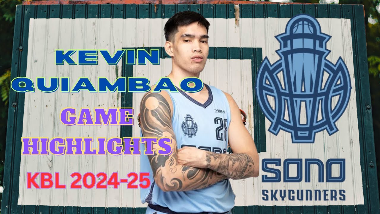 Kevin Quiambao Game Highlights | Goyang SONO Skygunners vs. Seoul SK Knights | KBL 2024-25