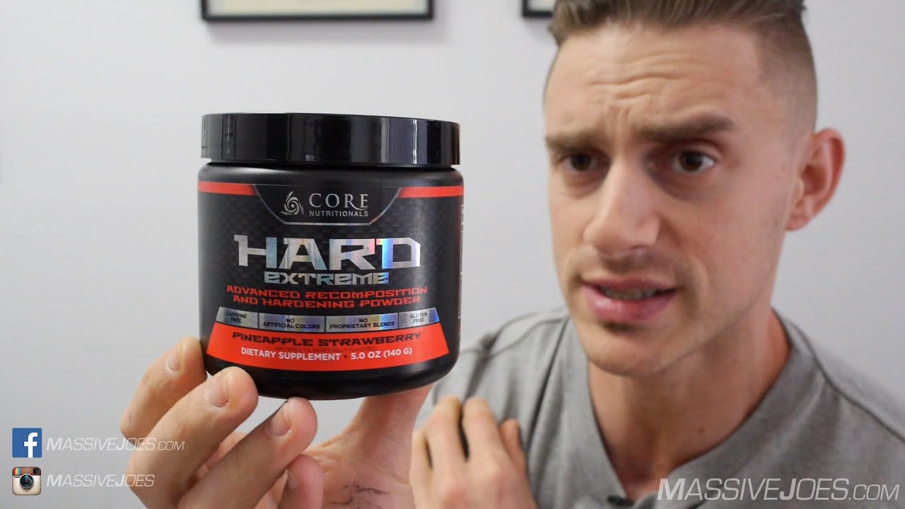 Core Nutritionals Hard Extreme Hardening & Recomp Supplement Review - MassiveJoes.com Raw Review