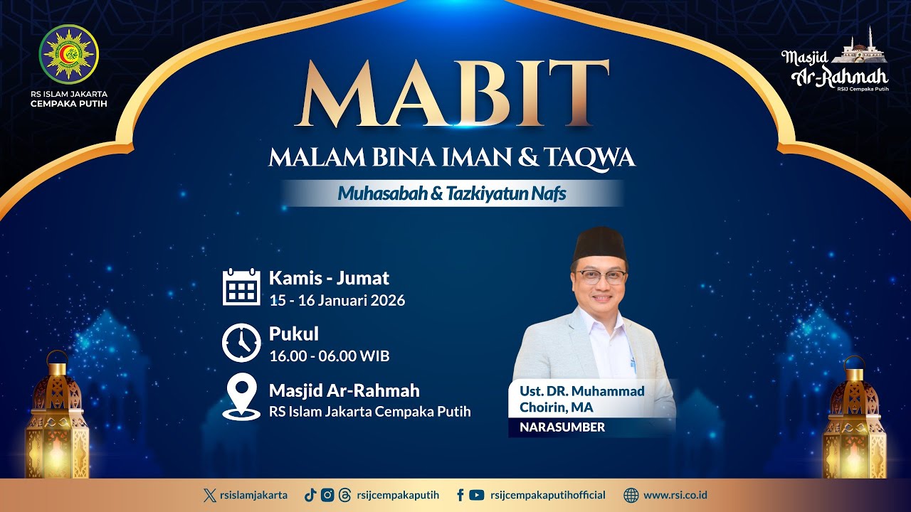 MUHASABAH & TAZKIATUN NAFS - Ust. DR. Muhammad Choirin, MA