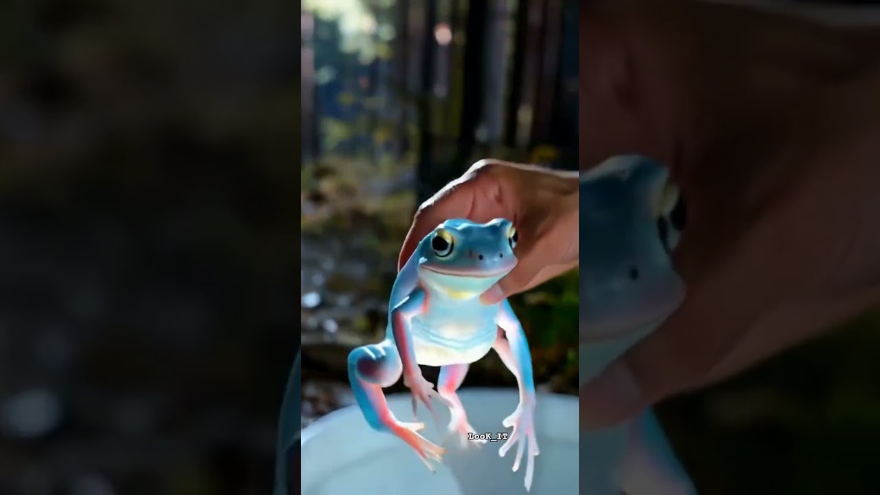 Unbelievable Cute Rainbow Frog Caught! 😱🐸 | #shorts