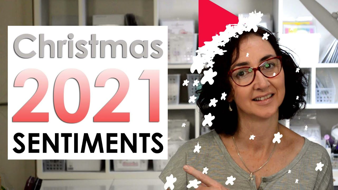 6 Ideas For Sentiments on Christmas Cards - Same But Different Christmas Card Series 2021!