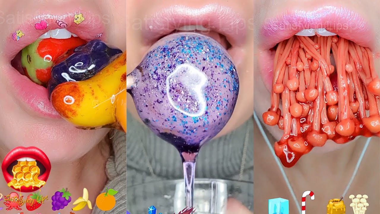 10 Hours For Sleep Studying Relaxing ASMR Satisfying Eating Sounds Compilation Mukbang 먹방