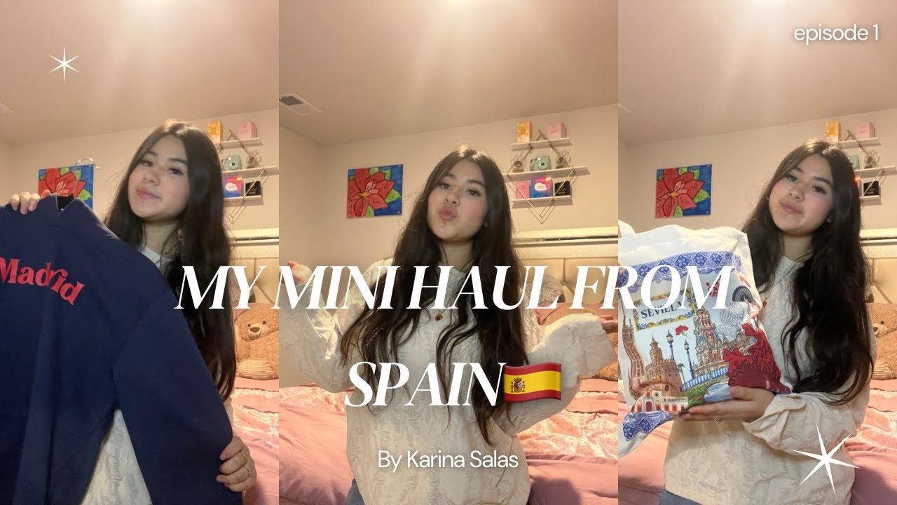 My Mini Haul From Spain🇪🇸-Karina Salas