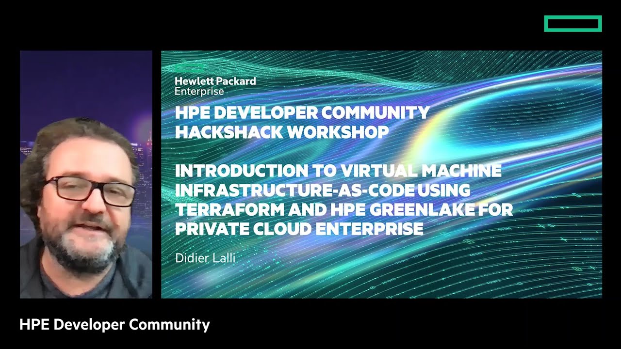 Introduction to VM Infrastructure-as-Code using Terraform and HPE GreenLake PCE