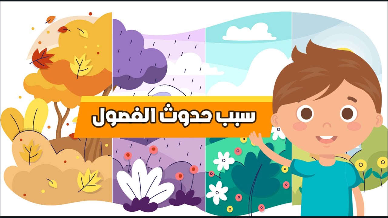 سبب حدوث الفصول - علوم - الصف الثاني الابتدائي - الفصل الدراسي الثاني