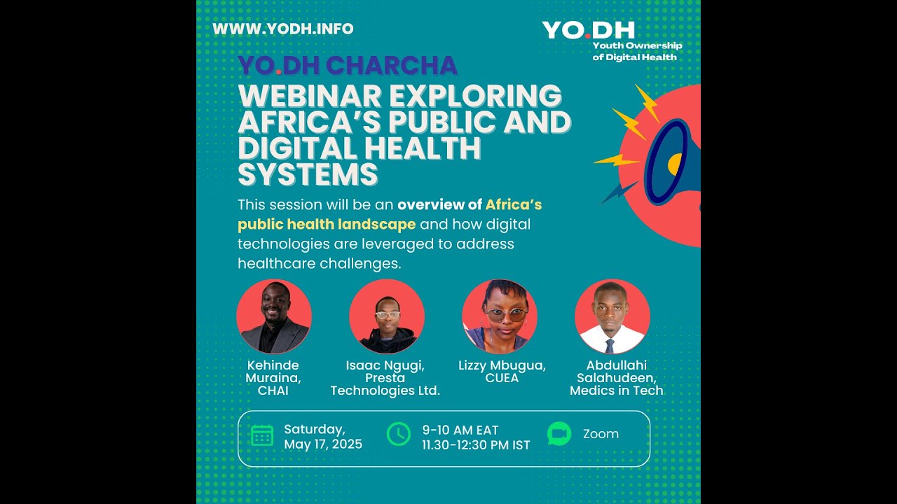 YO.DH Charcha: Webinar Exploring Africa's Public and Digital Health System