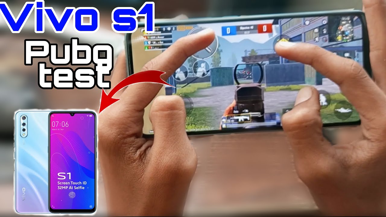 Vivo s1 Pubg Test | gyro test | graphic test | lag test