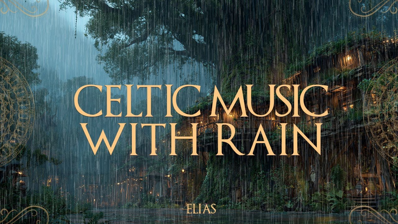 Medieval Celtic Music with Rain – Gentle Fantasy Ambience – Relaxation, Focus & Calm Mind