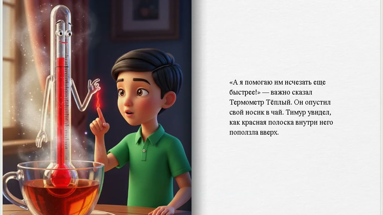 Секрет исчезающего сахара Russian детская история научное веселье для детей