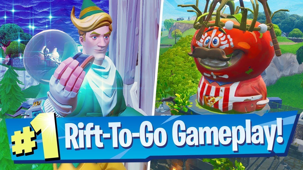 Rift-To-Go Gameplay + NEW Tomato Temple - Fortnite Battle Royale